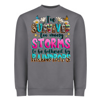 Storm ive survived too many storms to be bothered by raindrops Heavyweight Sweatshirt - texasbilliewilder