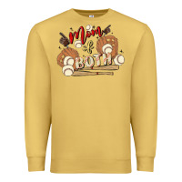 Antique Gold mama of both Premium Sweatshirt - MaliasSmallBusiness