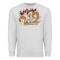 Dove Grey mama of both Premium Sweatshirt - MaliasSmallBusiness