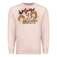 Pale Pink mama of both Premium Sweatshirt - MaliasSmallBusiness