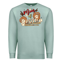 Seafoam mama of both Premium Sweatshirt - MaliasSmallBusiness