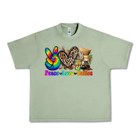 Oil Green peace love  coffee Urban Heavy Tee - Zillion Design Studio