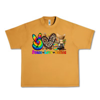 Peanut Butter peace love  coffee Urban Heavy Tee - Zillion Design Studio