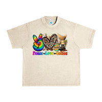 Sandshell peace love  coffee Urban Heavy Tee - Zillion Design Studio