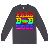 Smoke lgbtq free dad hugs Long Sleeve Tee - HRA Design Shop