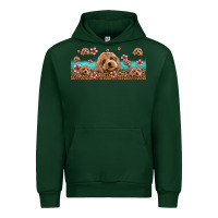 Forest Green floral cockapoo Urban Hoodie - Jasminsmagicworld