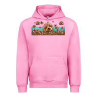 Fuchsia Pink floral cockapoo Urban Hoodie - Jasminsmagicworld