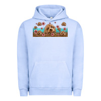 Pigment Grape Ice floral cockapoo Urban Hoodie - Jasminsmagicworld