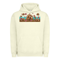 Pigment Pistachio floral cockapoo Urban Hoodie - Jasminsmagicworld