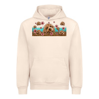 Sandshell floral cockapoo Urban Hoodie - Jasminsmagicworld