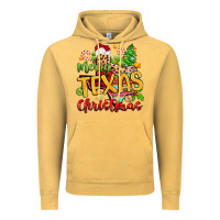 Vintage Mustard merry texas christmas Vintage Hoodie - Zillion Design Studio
