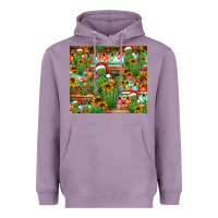 Lavender feliz navidad merry christmas cactus tumbler Heavyweight Hoodie - Jasminsmagicworld