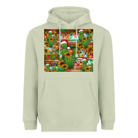 Matcha feliz navidad merry christmas cactus tumbler Heavyweight Hoodie - Jasminsmagicworld