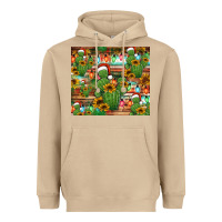 Mushroom feliz navidad merry christmas cactus tumbler Heavyweight Hoodie - Jasminsmagicworld
