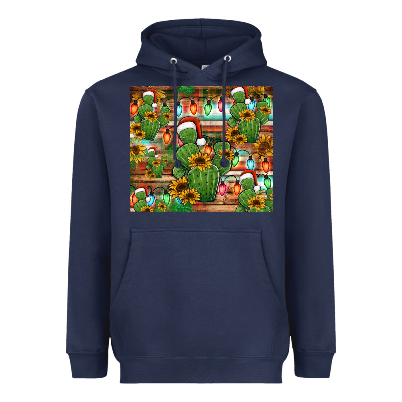 Feliz Navidad Merry Christmas Cactus Tumbler Heavyweight Hoodie by Jasminsmagicworld | Teevron
