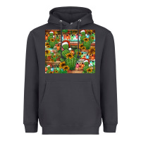 Smoke feliz navidad merry christmas cactus tumbler Heavyweight Hoodie - Jasminsmagicworld