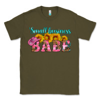 Army Green small business babe Classic Tee - HRA Design Shop