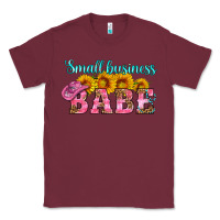 Burgundy small business babe Classic Tee - HRA Design Shop