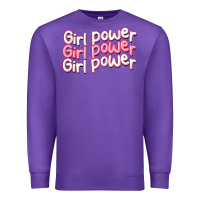 Purple girl power Premium Sweatshirt - MaliasSmallBusiness