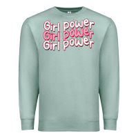 Seafoam girl power Premium Sweatshirt - MaliasSmallBusiness