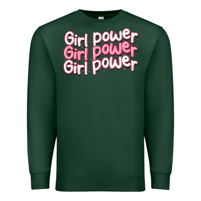 Girl Power Premium Sweatshirt by MaliasSmallBusiness | Teevron