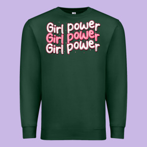Girl Power Premium Sweatshirt Designed By Maliassmallbusiness