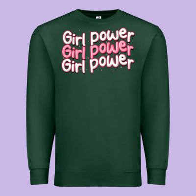 Girl Power Premium Sweatshirt Designed By Maliassmallbusiness