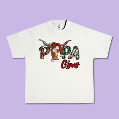 Papa Claus Urban Heavy Tee Designed By Ranaportraitstore