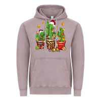 Vintage Zinc Christmas cactus Vintage Hoodie - Zillion Design Studio