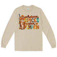 Mushroom whatever spices your pumpkin Long Sleeve Tee - RacoonDesign