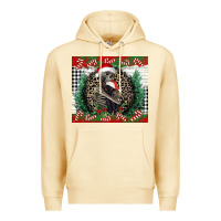 Pina Colada Merry Christmas skeleton Premium Hoodie - NancyCooperArtShop