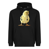 Black Chick Heavyweight Hoodie - LillyAllenDesigns