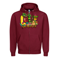 Burgundy love summer Zipper Hoodie - Jasminsmagicworld