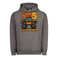 Pigment Tornado i'm five this is how i roll monster truck birthday Urban Hoodie - Jasminsmagicworld