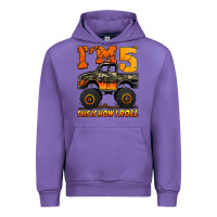 Tulip i'm five this is how i roll monster truck birthday Urban Hoodie - Jasminsmagicworld