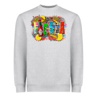 Heather Grey taco fiesta Heavyweight Sweatshirt - Zillion Design Studio