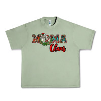 Oil Green mama claus Urban Heavy Tee - RanaPortraitStore