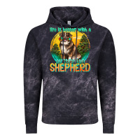 Cloud Black life is better with a australian shepherd Vintage Hoodie - texasbilliewilder