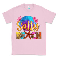 Bubblegum Pink salty beach Classic Tee - HRA Design Shop