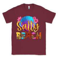 Burgundy salty beach Classic Tee - HRA Design Shop