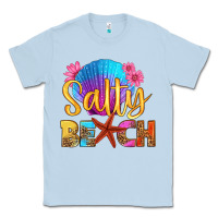 Dusty Blue salty beach Classic Tee - HRA Design Shop
