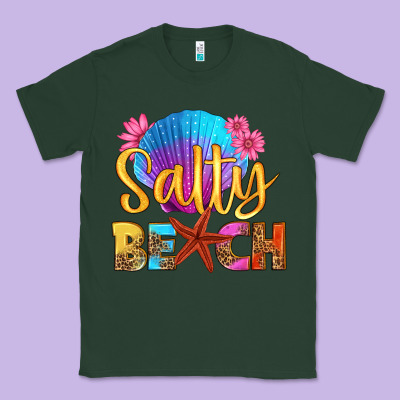 Salty Beach Classic Tee Designed By Hra Design Shop