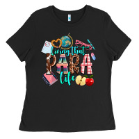 Black living that  para  life Ladies Tee - AdoDesignShop