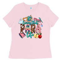 Bubblegum Pink living that  para  life Ladies Tee - AdoDesignShop