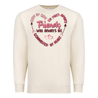 Sandshell side by or miles apart friends will always be conn Premium Sweatshirt - MaliasSmallBusiness