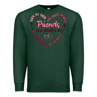 Sports Green side by or miles apart friends will always be conn Premium Sweatshirt - MaliasSmallBusiness