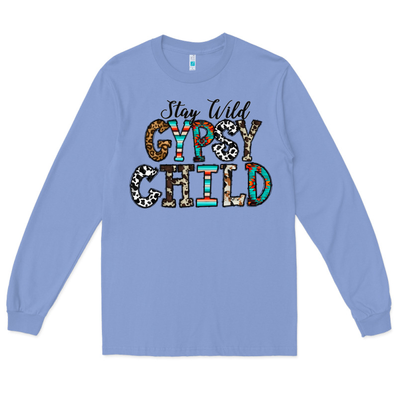Stay Wild Gypsy Child Long Sleeve Tee by CowhideDigitalArt | Teevron
