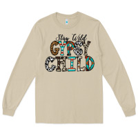Mushroom stay wild gypsy child Long Sleeve Tee - CowhideDigitalArt