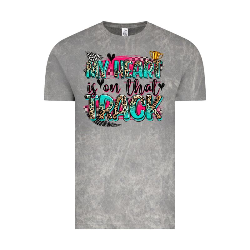 My Heart Is On That Track Vintage Tee by Zillion Design Studio | Teevron