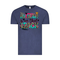 Vintage Denim my heart is on that track Vintage Tee - Zillion Design Studio